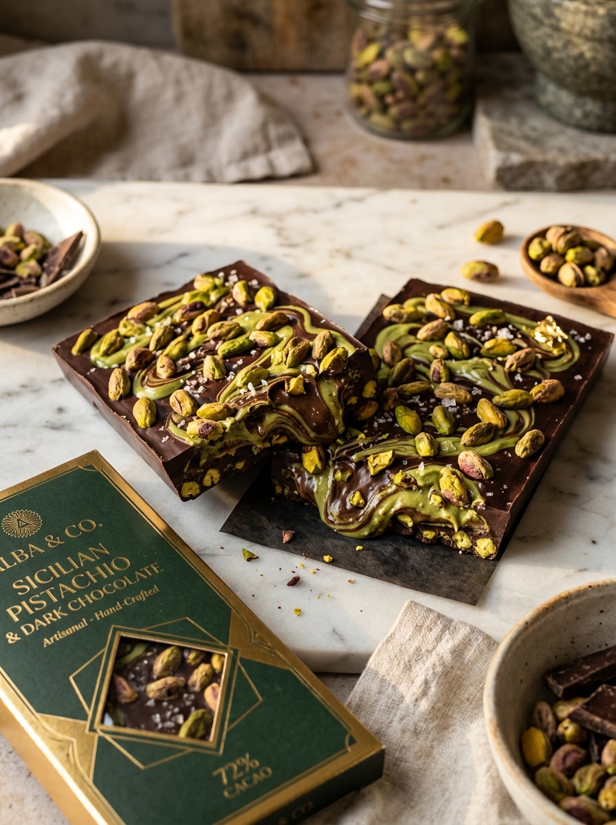 Barra de Chocolate com Pistache